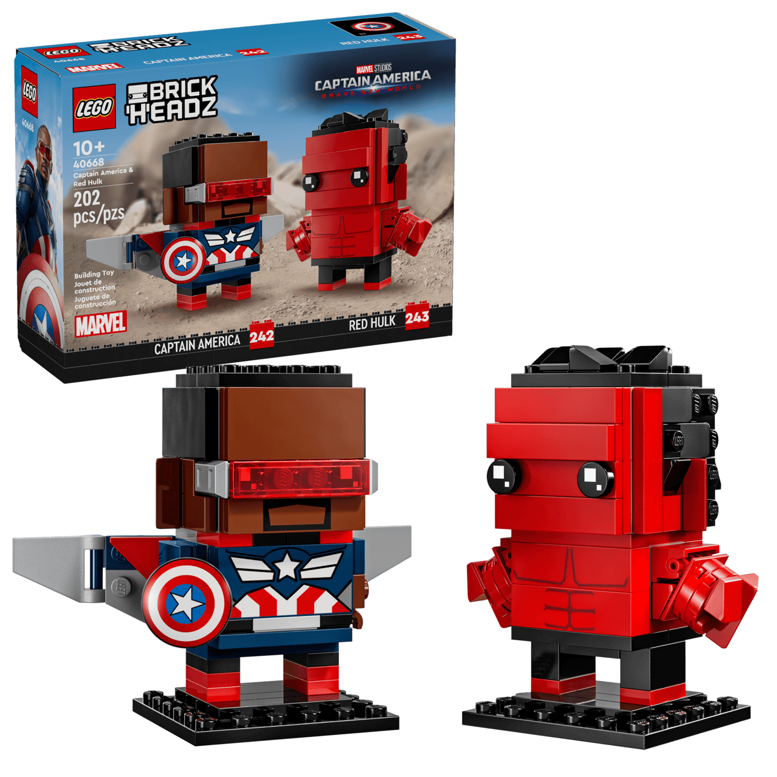 Captain America & Red Hulk Figures