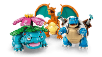 Venusaur, Charizard and Blastoise
