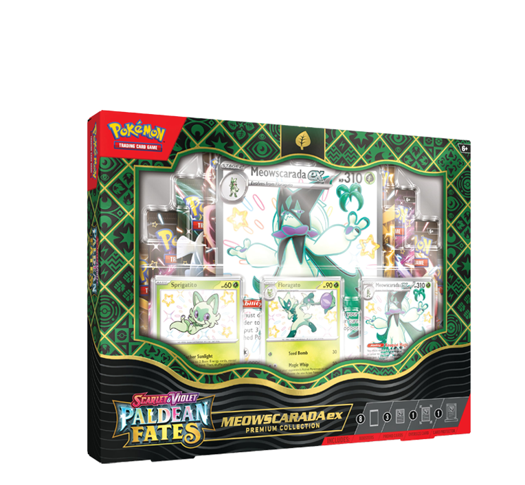 Paldean Fates : Meowscarada Ex Premium Collection
